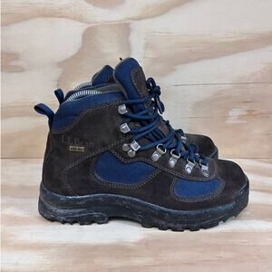 L.L. Bean - Gore-Tex Lace Up - Boots - Black/Blue - Women's - 7.5